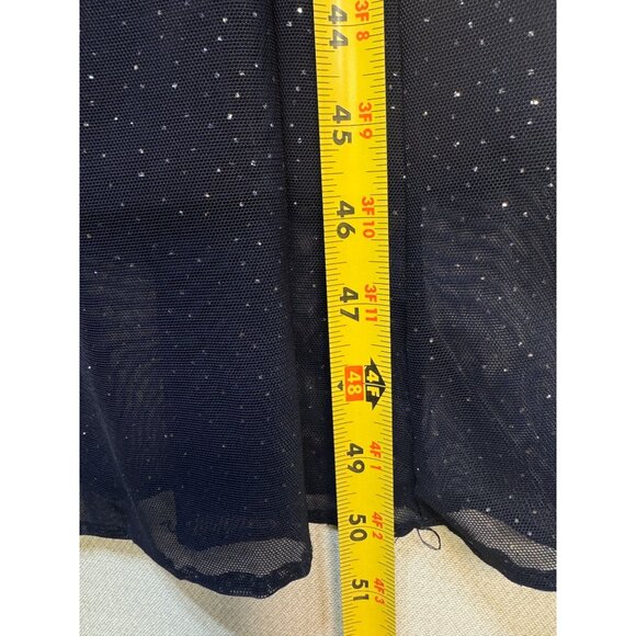 Jump Apparel Co. By Wendye Chaitin Y2K Women's Cocktail Maxi Dress Sz 9/10 Blue - Picture 8 of 13